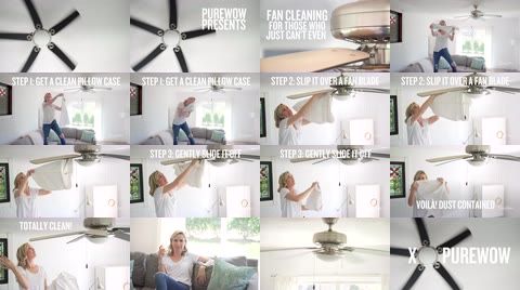 The Easy Way to Clean a Ceiling Fan