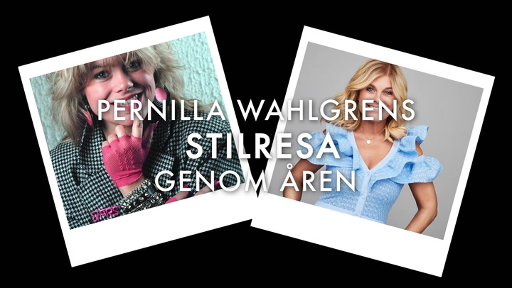 TV: Se Pernilla Wahlgrens stilresa genom åren