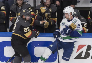 Golden Knights on game two against the Canucks
