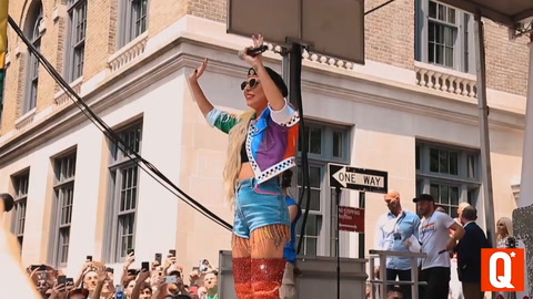 Lady Gaga delivers powerful speech at #StonewallDay in New York City