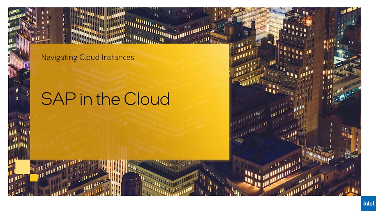 Chapter 1: SAP in the Cloud