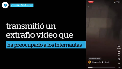¿Qué pasó en Six Flags México? transmiten extraño video en Instagram | Reporte Indigo