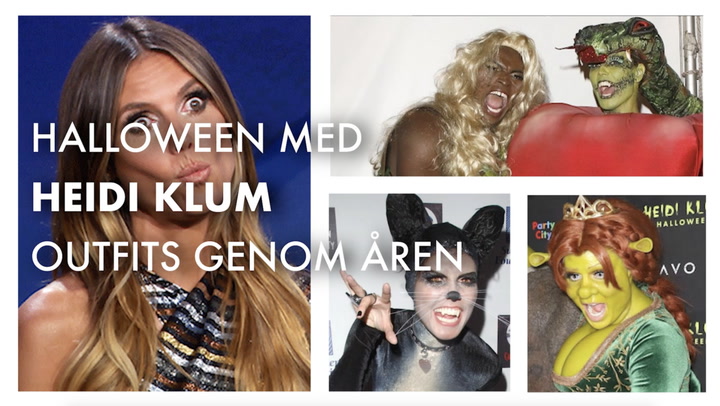 TV: Se Heidi Klums spektakulära Halloweenkostymer genom åren