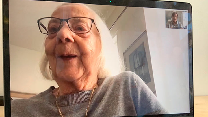 Ketty, 93, är isolerad på coronadrabbat äldreboendet