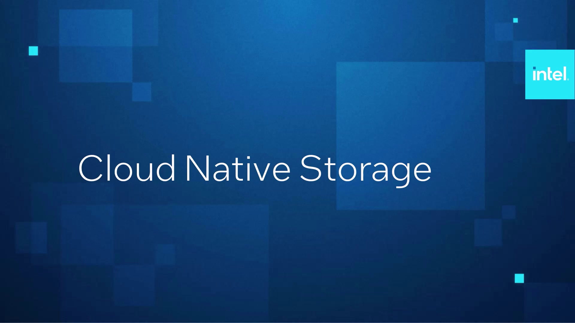 Cloud Native Storage