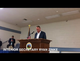 U.S. Secretary Of The Interior Ryan Zinke Visits Pahrump