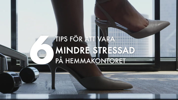 TV: 6 tips för att vara mindre stressad på hemmakontoret
