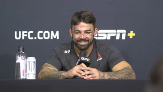 Mike Perry says his girlfriend did “great work” as his lone cornerperson at UFC on ESPN 12 – Video