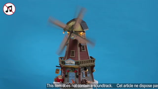 Lemax Harvest Valley Windmill + 4,5 Volt Adaptateur