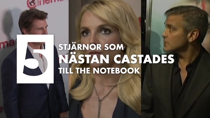 TV: Se 5 stjärnor som var nära att få huvudrollerna i The Notebook