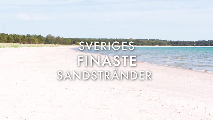 Sveriges finaste sandstränder