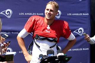 Rams QB Jared Goff gives the Raiders some advice for Hard Knocks – VIDEO