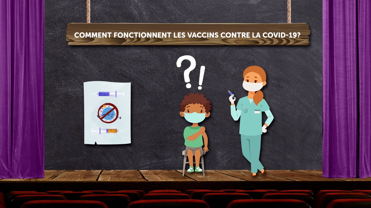 Les vaccins contre la COVID-19 expliqués aux enfants! [VIDÉO] 
