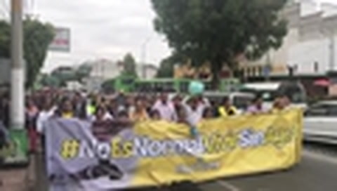 Protesta por agua en Ecatepec