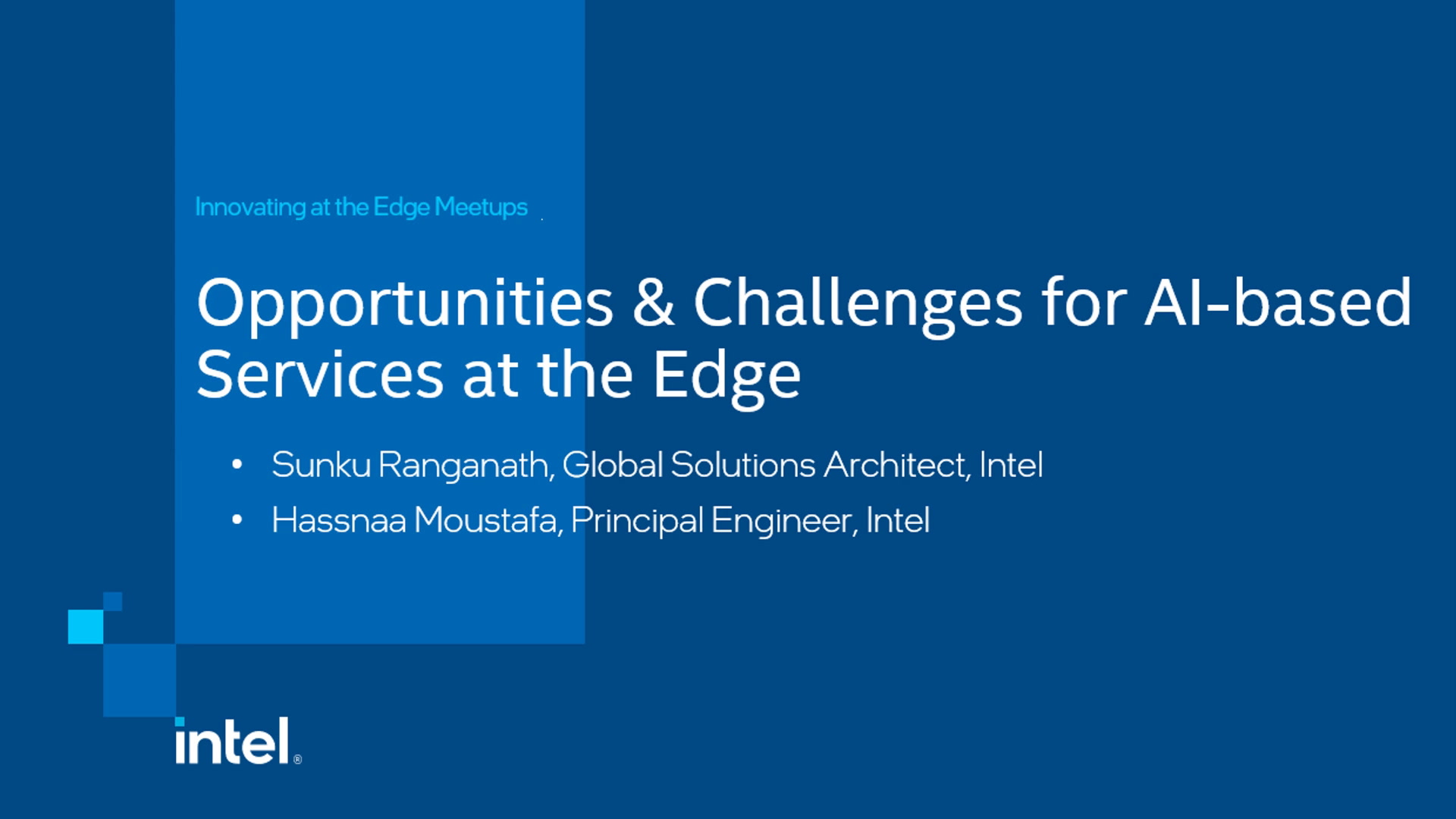 Opportunities & Challenges for AI-based Services at the Edge