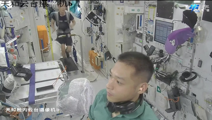 Chinese astronauts return from space station, 'in good health'
