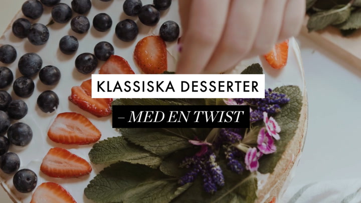 TV: Klassiska desserter – med en twist