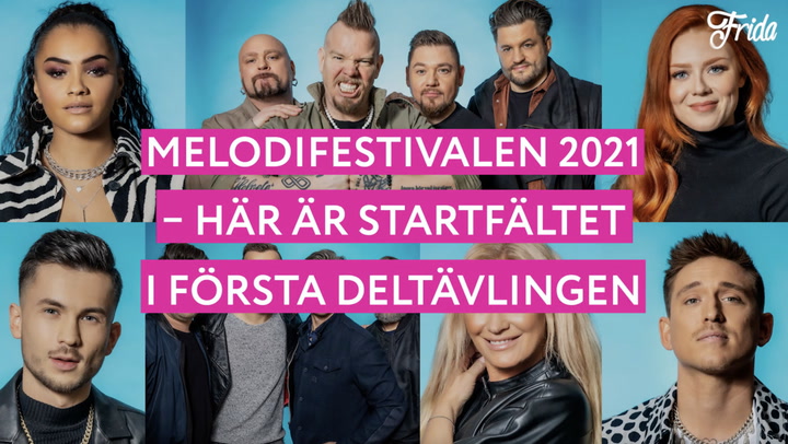 Melodifestivalen 2021 – här är artisterna i första deltävlingen