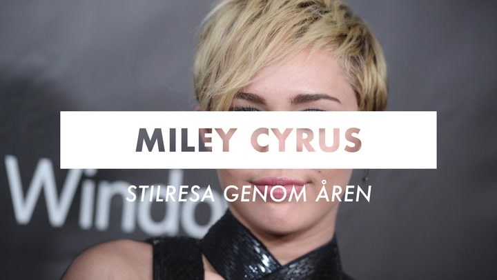 TV: Miley Cyrus stilresa genom åren