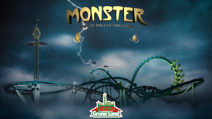 Här är Monster – Gröna Lunds nya berg- och dalbana
