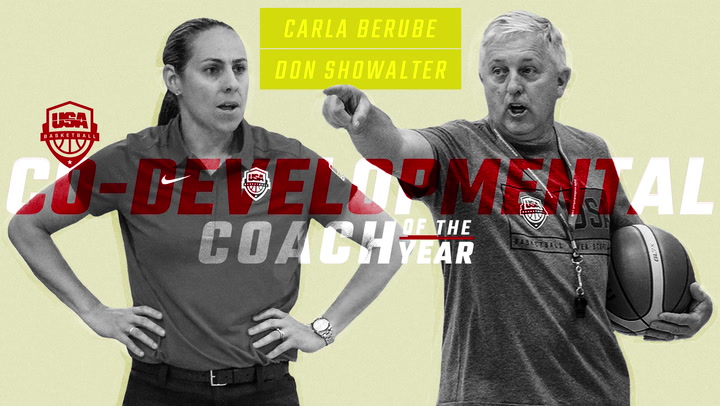 USA Basketball Co-Developmental Coaches of the Year - Carla Berube and Don Showalter