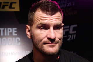 UFC champ Stipe Miocic talks about trolling his wife