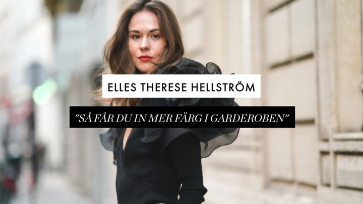 ELLEs Therese Hellström: "Så får du in mer färg i garderoben"