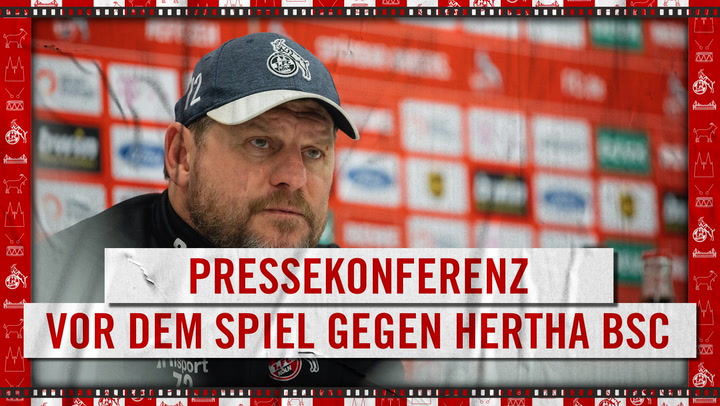 Pressekonferenz vor Hertha BSC