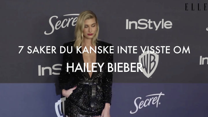TV: Se 7 saker du kanske inte visste om Hailey Bieber