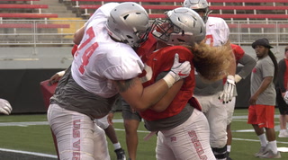 UNLV Football Practices in Full Pads for the First Time – Video Highlights