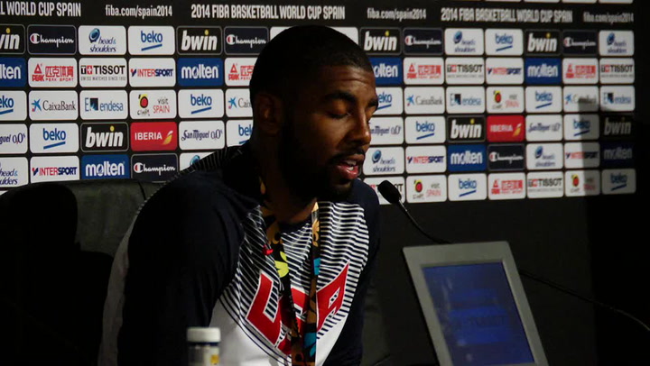 Kyrie Irving Post-World Cup Presser