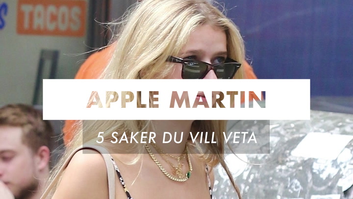 TV: Apple Martin - 5 saker du vill veta