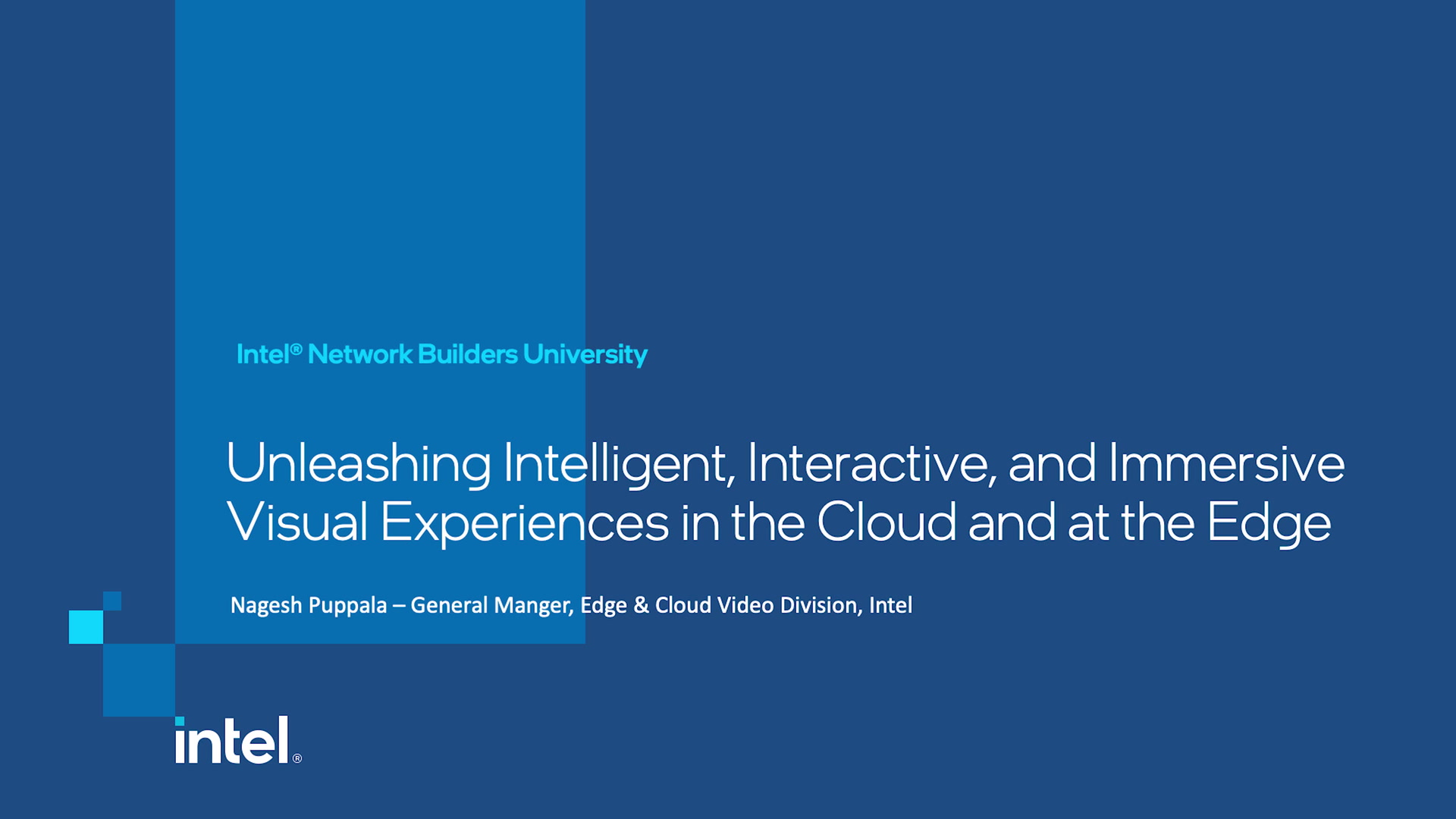 Chapter 1: Visual Experiences in the Cloud and at the Edge