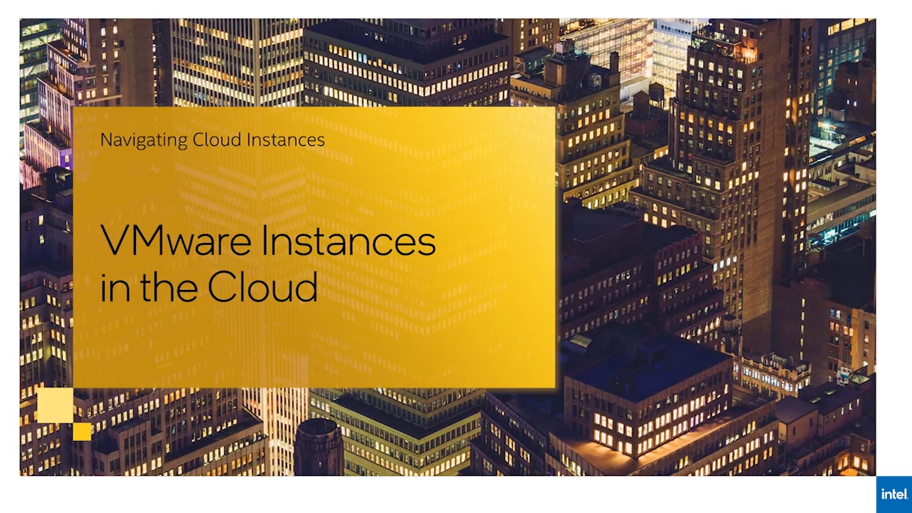 Chapter 1: VMware Instances in the Cloud