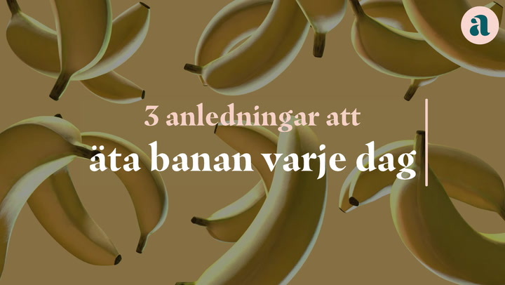 3 anledningar till att äta banan varje dag