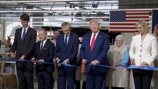 Donald Trump Visits Louis Vuitton Factory in Texas - Canal