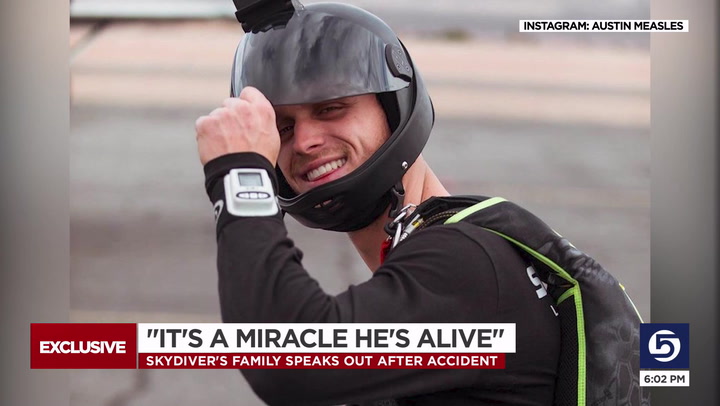 Skydiver who crashed in South Jordan is in critical condition but making a slow recovery