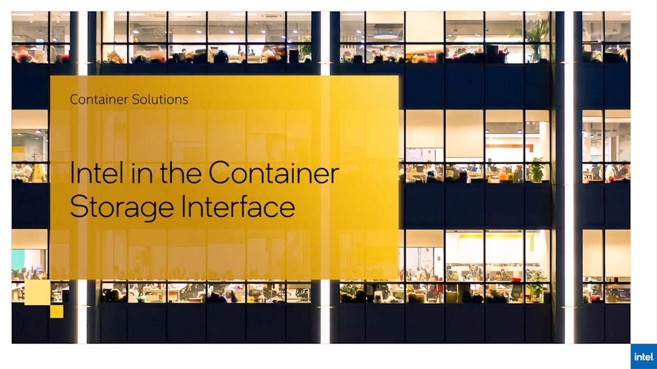 Chapter 1: Intel in the Container Storage Interface