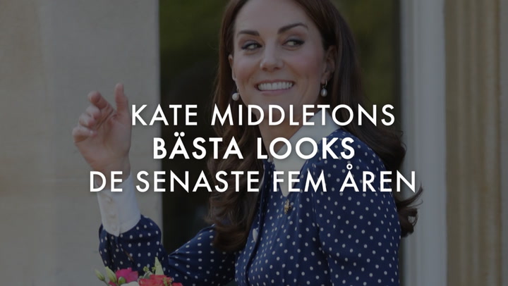 Kate Middletons bästa looks de senaste fem åren
