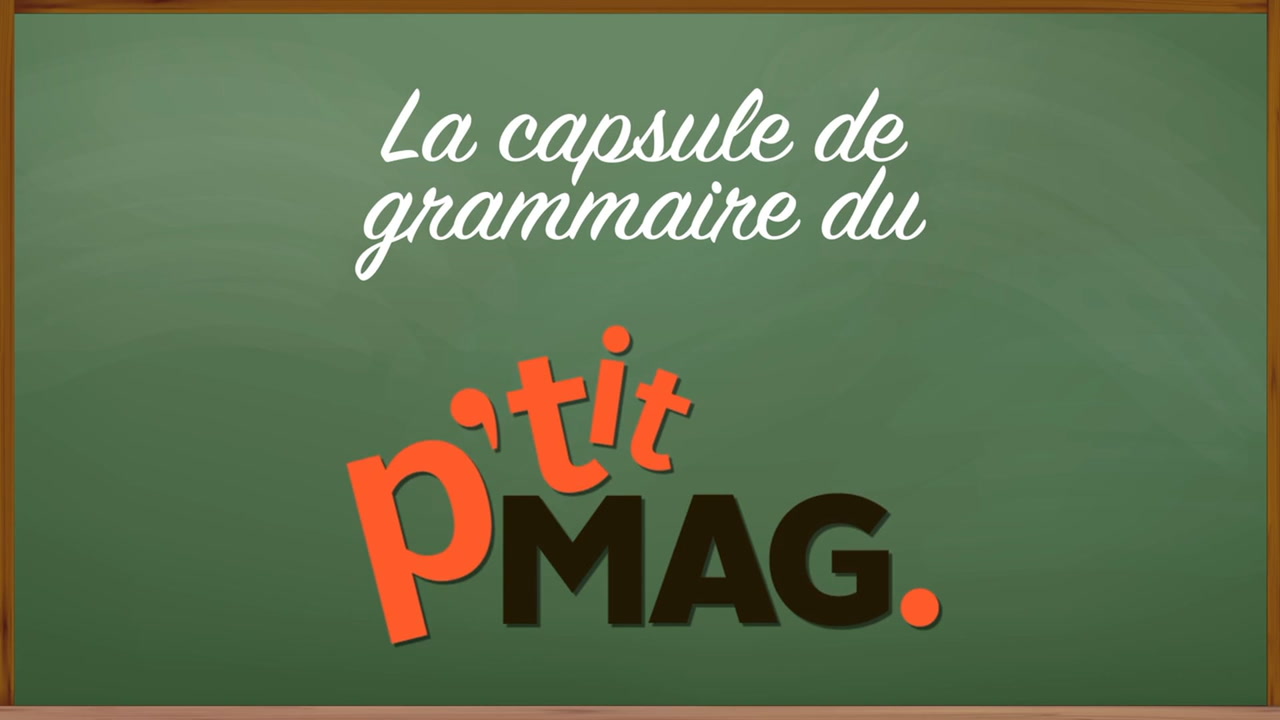 La capsule de grammaire du P'tit mag | Journée de commémoration des victimes de la COVID-19 [VIDÉO]
