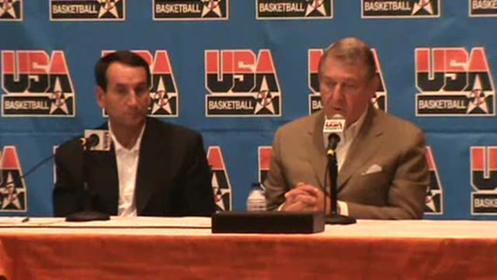 More video of USA Basketball Chairman Jerry Colangelo at the