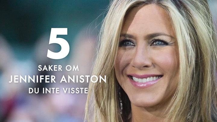 TV: 5 saker du inte visste om Jennifer Aniston