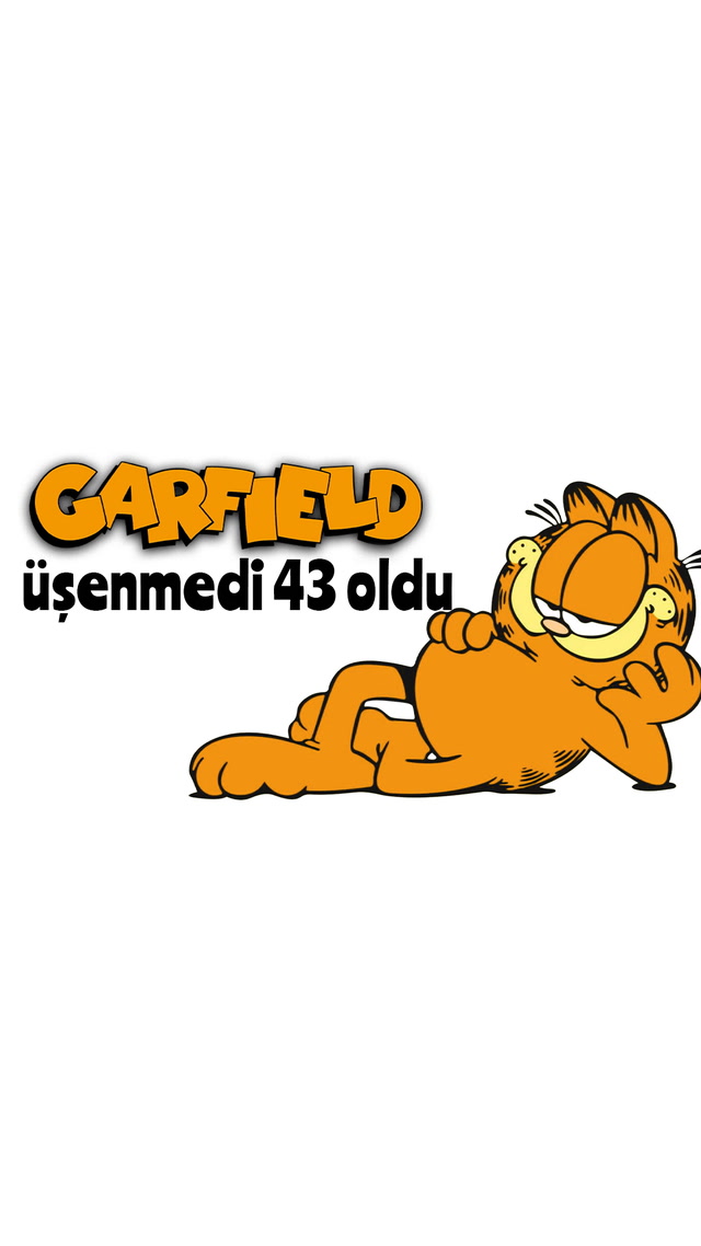 Garfield üşenmedi 43 oldu