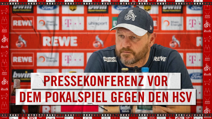 Pressekonferenz vor dem Spiel gegen den HSV