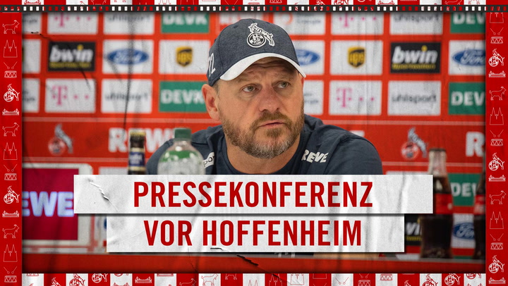Pressekonferenz vor Hoffenheim