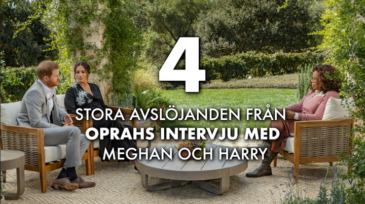 De största snackisarna från Oprahs intervju med Meghan och Harry