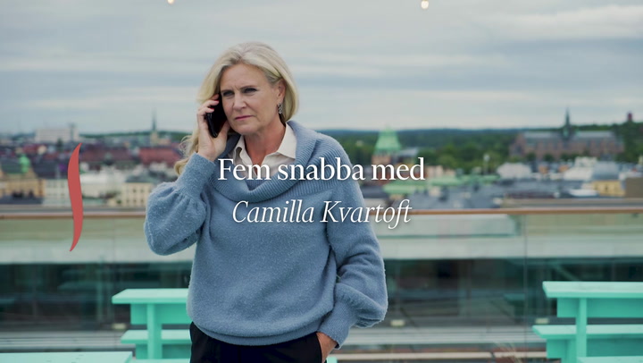 Fem snabba med Camilla Kvartoft