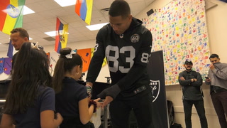 Raiders Serve Lunch at Jack Dailey Elementary – VIDEO