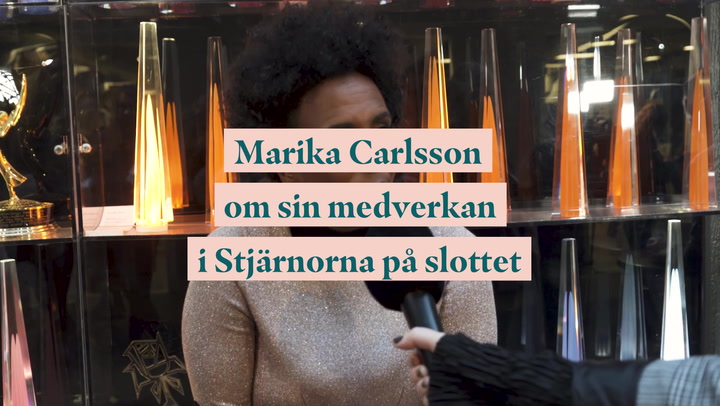 Marika Carlsson om sin medverkan i Stjärnorna på slottet