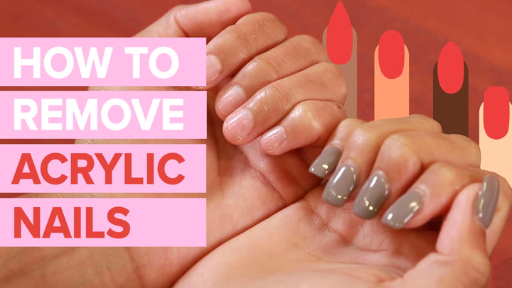 How to remove acrylic nails at home without damage.
